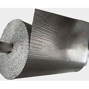 Zelfklevend Reflectix Thermische Isolatie Aluminiumfolierol Reflectix Zonnebeschermend Rugmateriaal Thermisch Isolatiepaneel Commercieel Residentieel Industriële Kwaliteit G(Size:1*25m)