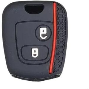 Sleutelbehuizing houder Voor Peugeot 106 107 206 207 306 307 406 407 Auto Shell Fob Protector Auto Afstandsbediening Sleutel Case Cover Accessoires Sleutelbehuizing