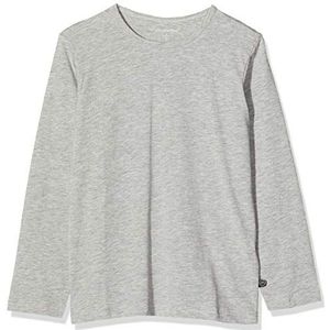 Minymo 2-pack baby jongens T-shirt, lange mouwen, leeftijd 9-12 maanden, maat: 80, kleur: grijs en zwart, 3934