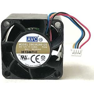 SCYHGLM High Speed Wind Volume Fan voor AVC DB03628B12S 12V 0.80A 3628 Fan 3CM 4-Wire