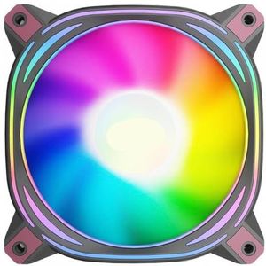 QPSJXN Z12 120 mm RGB Computer Case Ventilator Reverse Ventilatie 4Pin PWM CPU Koeling 3Pin 5V Argb 12cm Ventilator (zwart)
