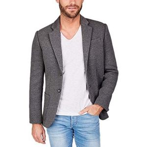 Centered Colbert voor heren, sportief en modern, licht getailleerd, als jas of blazer, grijs, M