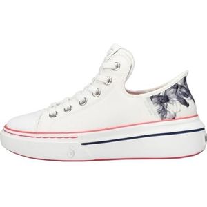 Skechers Dames Dogg: Snoop One-boss Life Canvas Hands Free Slip-ins Sneakers, wit, roze, 35 EU