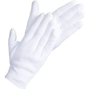 DOVORTEX - Katoenen Handschoenen - Wit - 20 Stuks - Voor Eczeem en Droge Handen