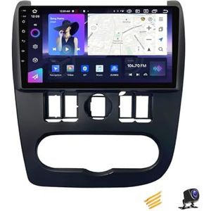 ZARAPLUS Android 13 2 DIN Bluetooth Autoradio 9 Inch Touchscreen Voor Lada Largus 2012~2020 Met AHD Achteruitrijcamera/GPS-Navigatie/BT/Stuurwielbediening/Koelventilator/Multimediaspeler,NF6