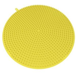 douchen, voeten wassen Siliconen douchevoet scrubmat met zuignappen for exfoliatie en massage, veelkleurig(Yellow)