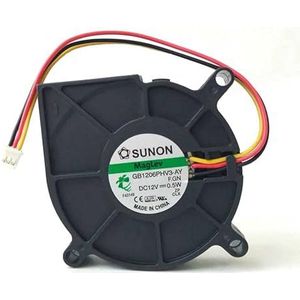 DEMICRATE Koelventilator Voor SUNON GB1206PHV3-AY F.GN 12V 0.5W 3 Draad Turbo Ventilator