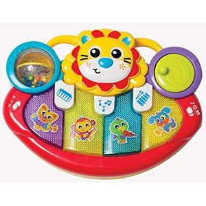 Playgro Activiteitenpaneel Leeuw - Trappelkussen - Acvititeitenspeeltje - Pianomat
