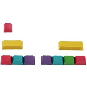 OEM Profiel PBT RGBY CMYK Modifiers 10 Toetsen Laser Gegraveerde Keycaps Mac Keycaps voor Cherry MX Mechanisch Toetsenbord (CMYK Blank)