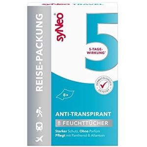 syNeo 5 - Antiperspirant Deodorantdoekjes - 1 Pak - 8 x 2,5 ml