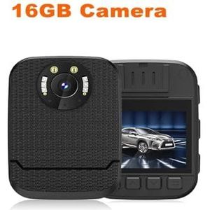 Draagbare DV-camera S9 waterdichte mini-camcorders Draagbare politieapparatuur Draadloze verborgen videomonitor Digitale door het lichaam gedragen camera(16GB)