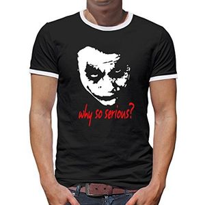 TShirt-People Joker Why so Serious? Contrast T-shirt heren
