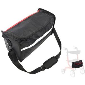 Nitro - 10266 - Vervangende Tas - Zwart - Voor Aluminium Rollator en Transport Stoel