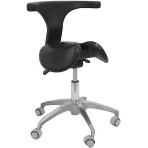 JAVPTAV Zadelkruk met gedeelde zitting, ergonomische draaistoel met rugleuning, zitverhoging voor kantoor, tandheelkundige kliniek en thuis.