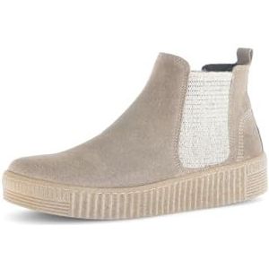 Gabor - Chelsea Boots - Kwarts - Enkellaarsjes - Plat - Normale Breedte