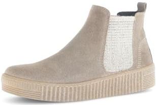 Gabor - Chelsea Boots - Kwarts - Enkellaarsjes - Plat - Normale Breedte