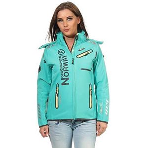 Geographical Norway Softshelljas voor dames, Rose Lagoon, XL