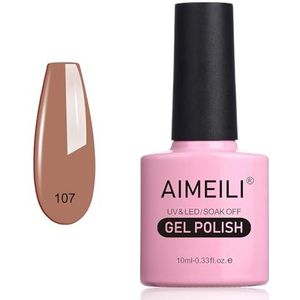 AIMEILI Gel Nagellak UV LED Gellack Soak Off Gel Polish - Stella Anethum (107) 10ml