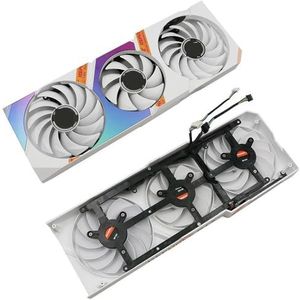 DIY 4-pins koelventilator vervangen voor kleurrijke grafische kaart voor GeForce RTX 3080 3070 3060 Ti iGame Ultra OC White RTX3080 RTX3070