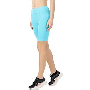 Merry Style Dames Shorts Fietsbroek Onderbroek Hotpants van Katoen MS10-377 (Turkoois, L)