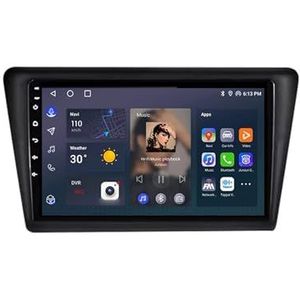 Android 12 Auto Stereo MP5 Player 9'' Screen Autoradio Voor Skoda Rapid 2013-2020 Car-play Android Auto GPS-navigatie Bluetooth RDS FM AM DAB+ Radio Stuurbediening Voice Control(4 Core 2G+32G)