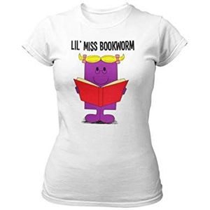 Lil Miss Bookworm - Womens Reading Gift Organic Cotton T-Shirt