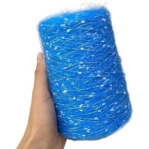 500g Color Dot Mohair Wool Thread for Hand Knitted Scarf Sweater Hat (Size : Sky Blue)