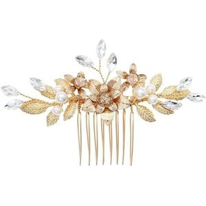 Haarkam Vintage Haar Kam Bruiloft Haar Strass Parel Bruids Insert Kam voor Vrouwen, Bruid