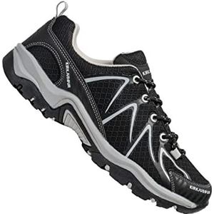 Kirkjubøur® Makalu ademende unisex outdoor schoenen. Wandelschoenen met flexibele zool en hoge demping, in vele kleuren, zwart, 39 EU