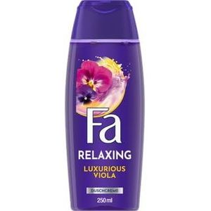 FA Luxurious Moments Douchegel, 1 x 250 ml, 95% ingrediënten van natuurlijke oorsprong, verzorgende douchecrème voor een prachtige reis met luxe geur van roze viola