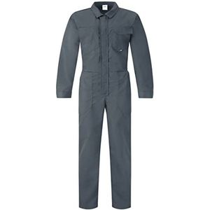 BWOLF Bravo werkoverall voor heren, overall voor heren, werkkleding met ritssluiting en 6 zakken, grijs, S