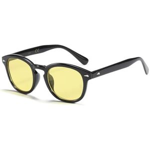 Retro Oval zonnebril voor mannen Vrouwen Pirate Captain Johnny Depp stijl lens