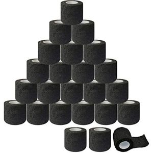 12PCS Tattoo Grip Cover Wrap,Elastic Tattoo Grip Cover Tape Disposable Cohesive Tattoo Grip Bandage Tape Self Adhesive Bandage Tape for Tattoo Accessories