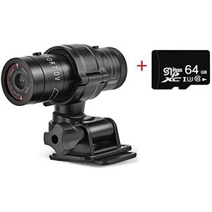 Actiecamera Fiets Sport Camera Waterdichte Actie Camera 4K Mountainbike Motorhelm Actie Mini Camera DV F9 Camcorder Volledige 1080p HD Auto Video Recorder(Option 4)
