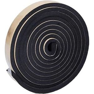 Superdichte kleverige schuim-verzegelde tape Black Rubber Self Adhesive Foam Seal Strip For Doors Windows 2m/10m(10mm x 10mm x 2m)