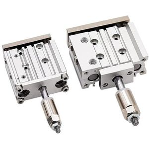 URZQCKGLK MGPM12/16 instelbare hefblok-grootte 12 mm/16 mm, drie assen met compacte geleidingsstang, luchtaandrijving, pneumatische cilinder, 1 stuk (Mgpm16x75-50-xc8)