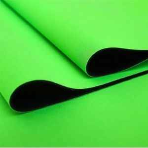 Neopreen waterdichte stof klein monster 2 mm groene stof neopreen naaistof winddicht waterdicht wetsuit neopreen naaistof (kleur: groen, maat: 45 cm x 10 cm)