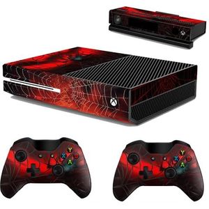 giZmoZ n gadgetZ Xbox One Spider Console Skin Sticker + 2 Controller Skins compatibel met Xbox One & Kinect