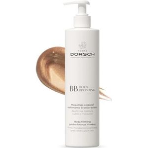 FARMA DORSCH – BB Body Bronzing Verstevigend | Hydraterende Lichaamsmake-up | Met Gouden Pigmenten | Directe Glow-effect | Voor Alle Huidtypes | 200 ml