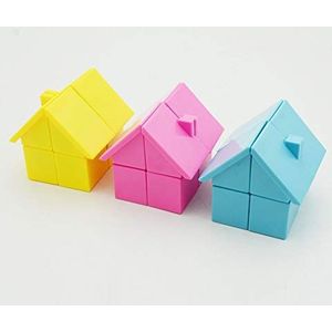 ETbotu Magic Cube Magische kubus puzzel 2x2 Magic Cube in de vorm van een glad huis