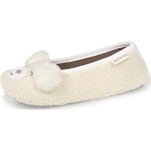 Isotoner - Extra Lichte Pantoffels - Ivoor - Ballerina's