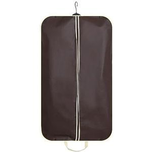 Kledinghoezen Kledingstuk Pak Tas voor reizen en opslag met rits en handgrepen pakken smoking jurken jassen beschermen stof cover kleding cover (kleur: bruin)