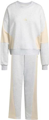 adidas Mujer LAZIDAY TRACKSUIT, light grey heather/Crystal Linen, M
