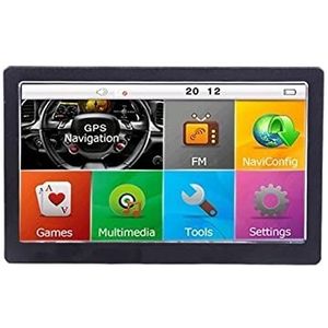 GPS-autonavigatiesysteem, 7 inch Hd Campingauto/vrachtwagen/voertuig GPS Navigatie ingebouwd 8 GB + 256M Bluetooth MP3 / MP4 Spelers Voor auto, vrachtwagen, camper(With wired camera)