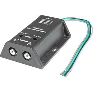 tomzz Audio 5800-082 Autoradio Hoog Niveau naar Hoog Laag Niveau Converter Luidspreker naar RCA Niveau Versterker Regelbaar