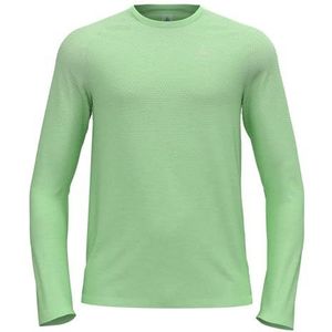 Odlo Essential Heren hardloopshirt, naadloos, lange mouwen, Ambrosia Melange - Mint L