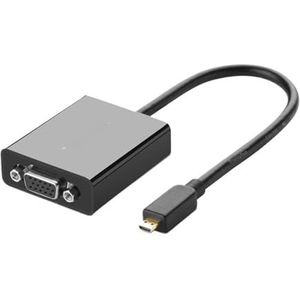 VEKPTHTBH Micro HDMI naar VGA Conversiekabel voor mobiele telefoons, tablets, camera's en laptops (Kleur: Micro HDMI naar VGA 1080P)