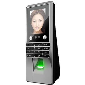 Inklokken in Machine, Biometrische Gezichtsvingerafdruk Toegangscontrole Tijdregistratiemachine Elektrische Lezer Scanner Sensorcodesysteem Deurslot Kantoorponsklok