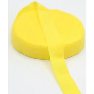 2cm platte naai-elastiek voor ondergoed broek beha rubber kleding decoratieve verstelbare zachte tailleband elastische banden-geel-20mm 10yards