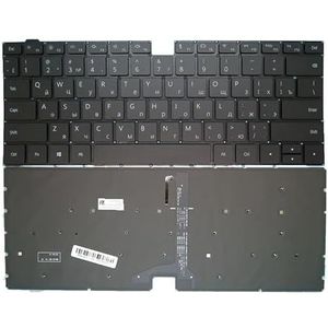 Laptop RU/US/UK/TI/GR toetsenbord voor HUAWEI voor MateBook D 16 voor HVY-WAQ9 HVY-WAP9 zwart met achtergrondverlichting(Russian RU)